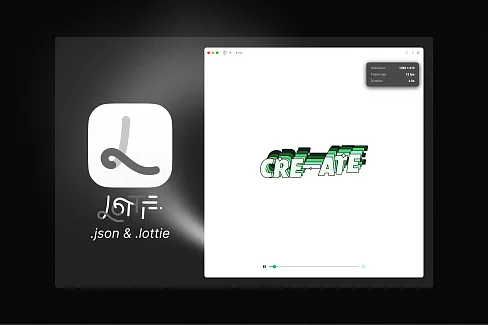 Easily preview and generate thumbnails for Lottie animations in “.json” and “.lottie” formats with playback support.