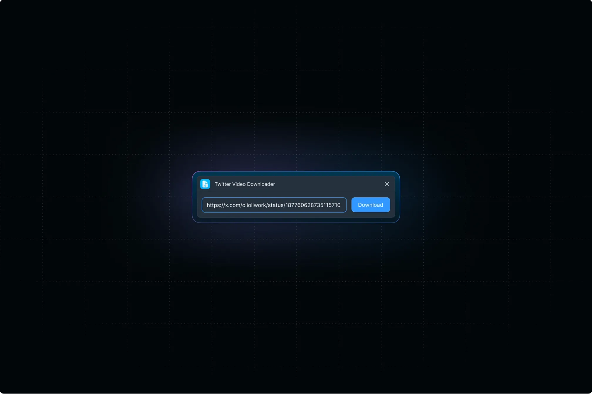 Twitter / X Video Downloader