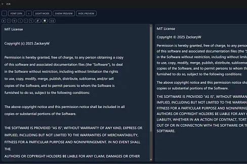 Markdown Support