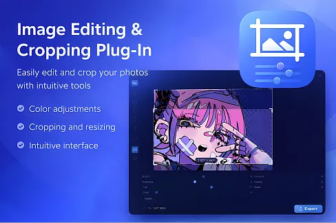 Edit images directly within Eagle. Crop, resize, rotate, flip, and export without leaving your library.