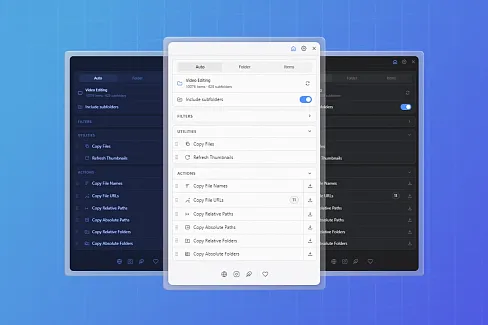Path Tools provides fast and flexible file path extraction directly within Eagle, making it easy to reference and export asset paths.