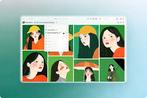 Adds reverse image search and natural language search to Eagle — find what you need with a reference image or a simple description.