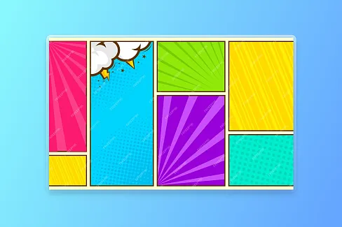 Organize a series of images into a scroll-down reading format, making it easy to read comics.