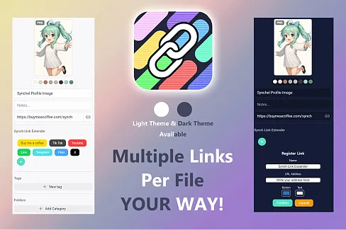 A simple but powerful, easy-to-use, intuitive Extension that can register multiple internet URL links or local directory links (folders and files) to Eagle files