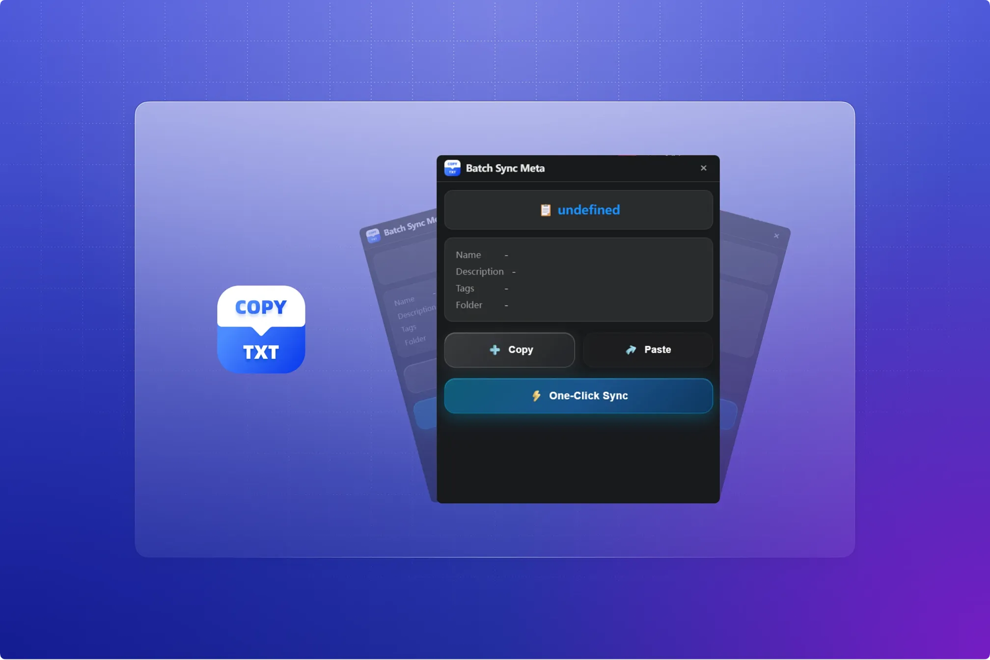 Attribute Sync Assistant，Batch sync names, descriptions, URLs, tags, and folders