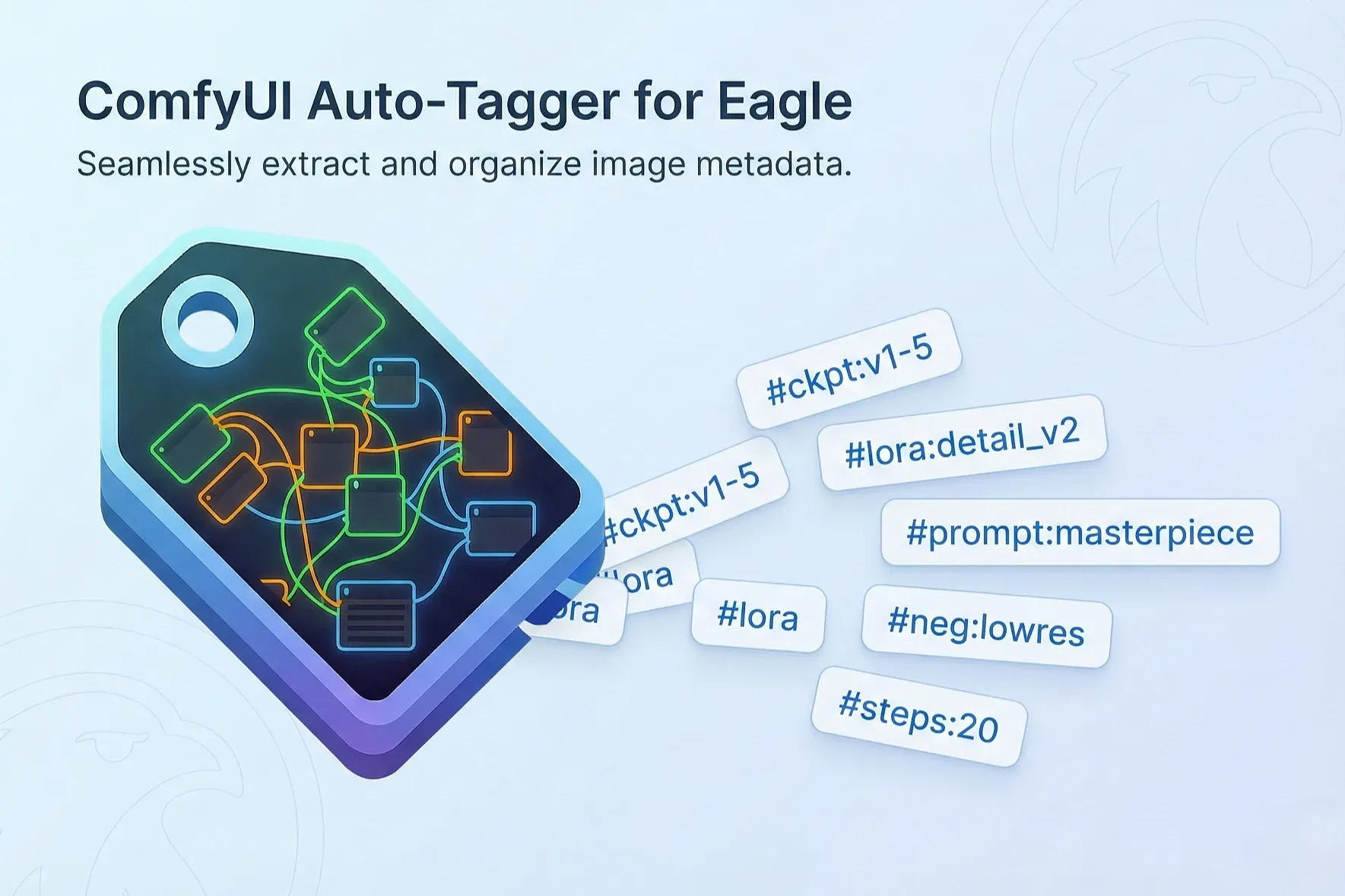 Automatically extracts ComfyUI metadata. Saves prompts and models as tags and notes.