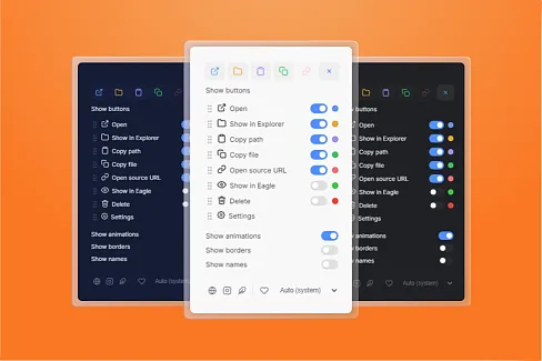 Quick Actions is a smart add-on that provides instant, easy-to-use buttons for managing files directly in your library with a single click.