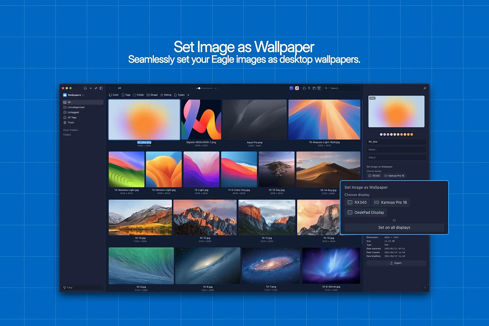 Set Image as Wallpaper | Eagle Community